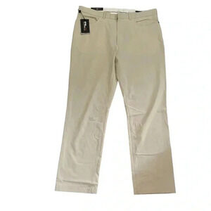 RLX Ralph Lauren Golf Athletic Tailored Fit cream 5 Pocket Pants sz  36x32